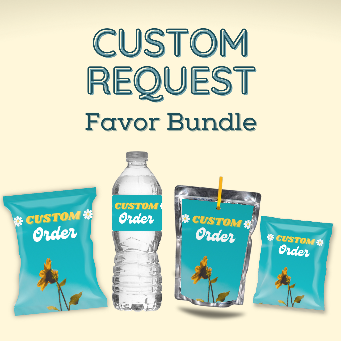 CUSTOM DIGITAL Party Favor Bundle