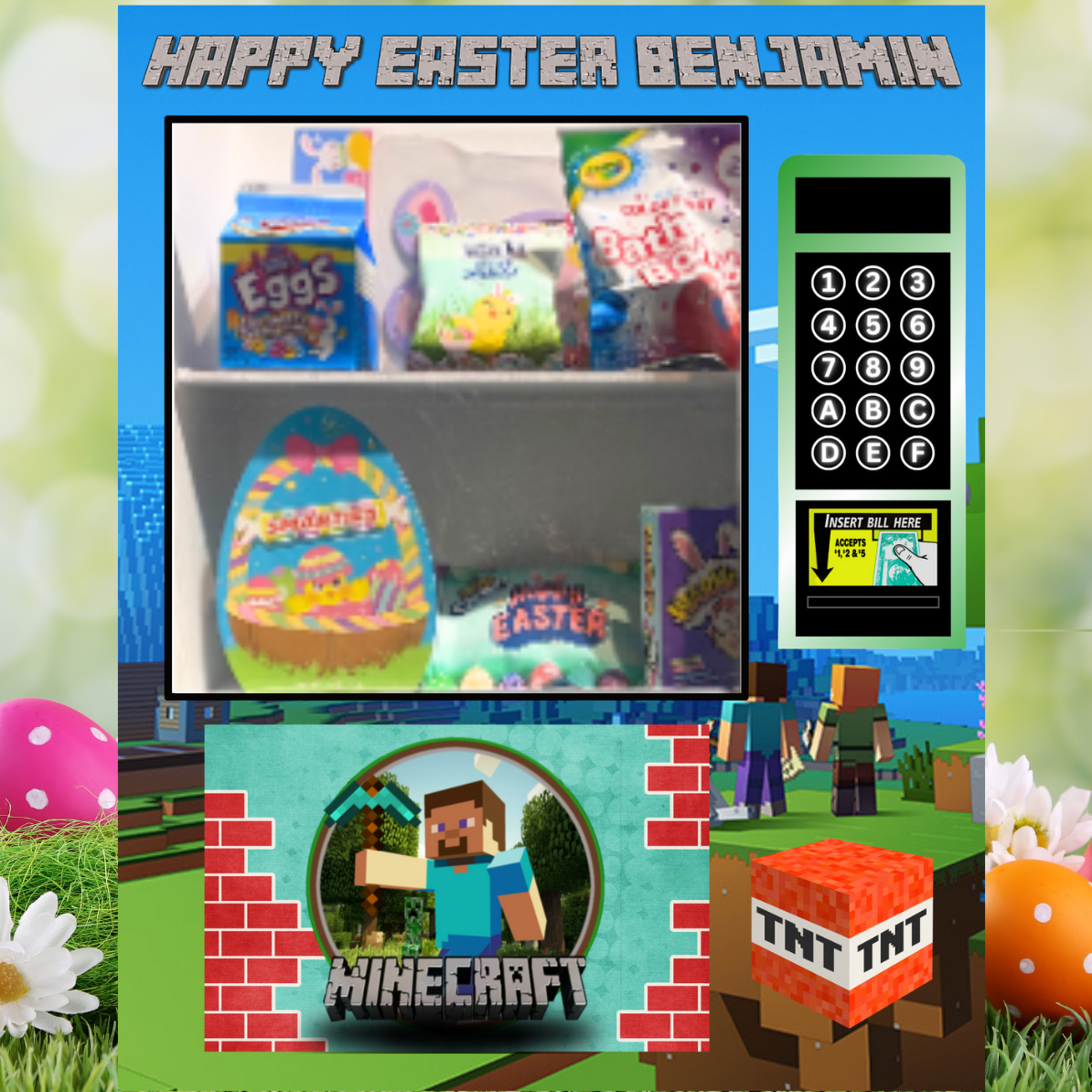 Jumbo Custom Vending Machine - 16"x20" - LOCAL ORDERS ONLY
