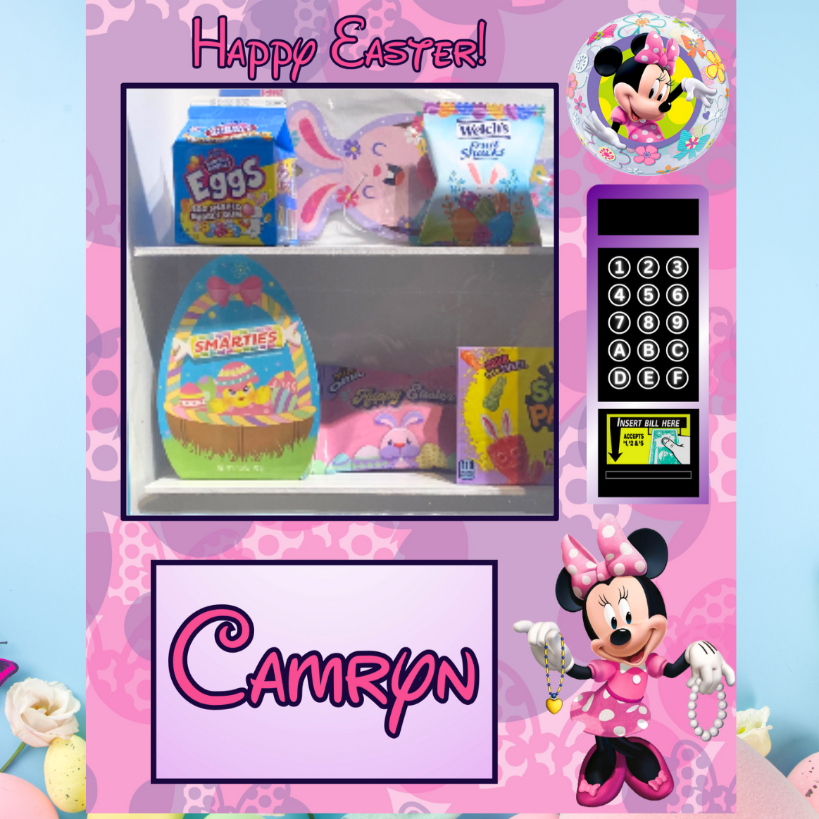 Jumbo Custom Vending Machine - 16"x20" - LOCAL ORDERS ONLY