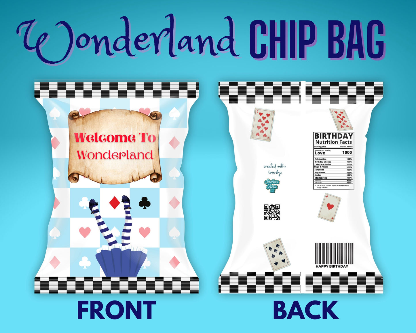 Wonderland DIGITAL Party Favor Bundle