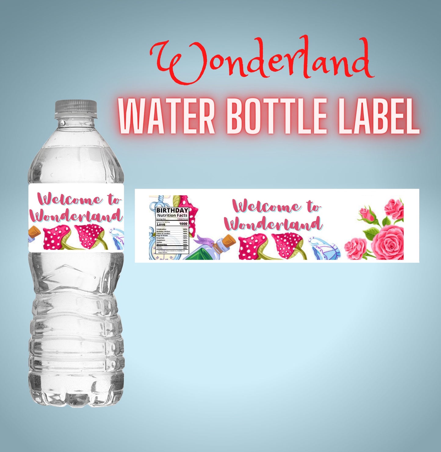 Wonderland DIGITAL Party Favor Bundle
