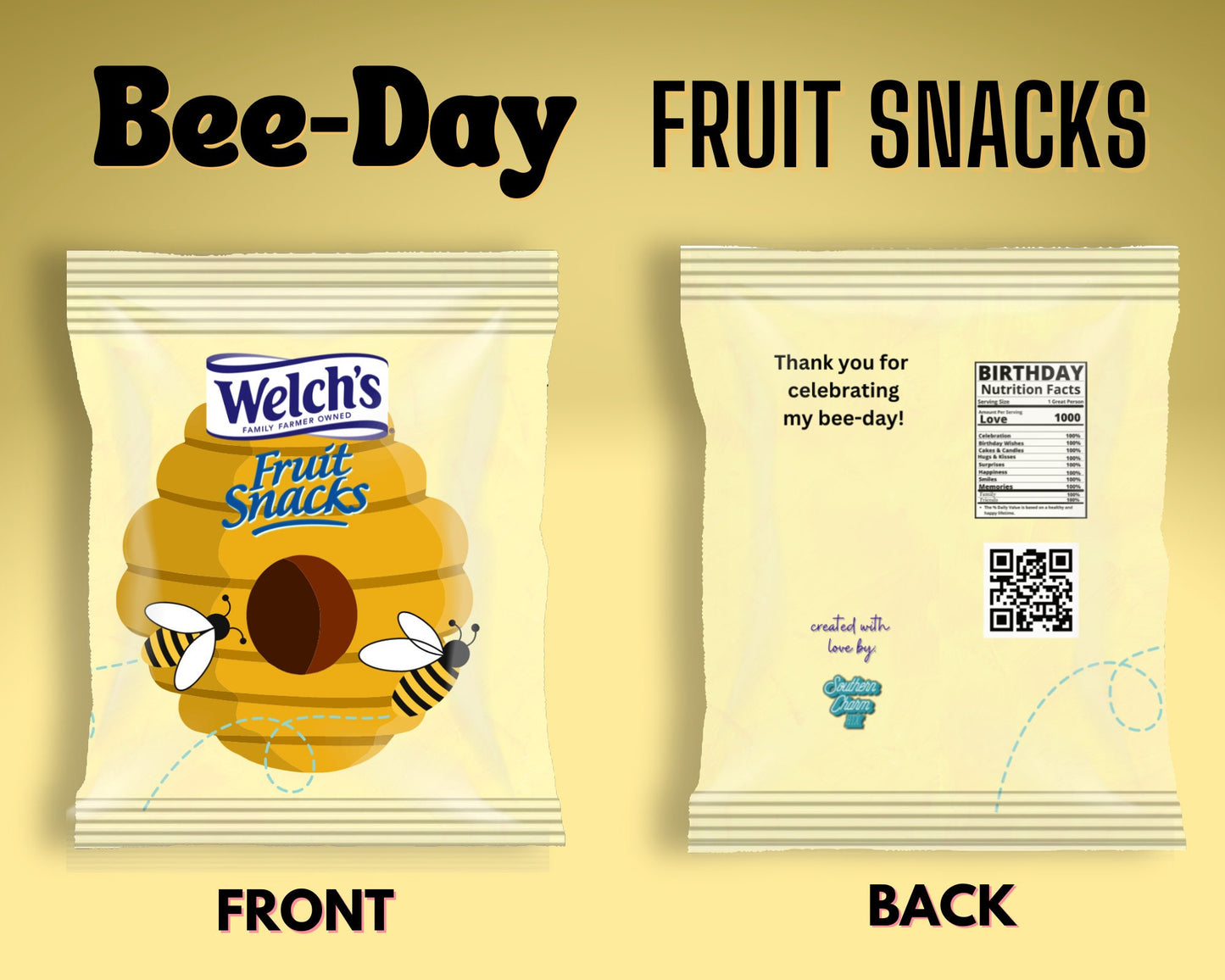 Bee-Day DIGITAL party favor bundle