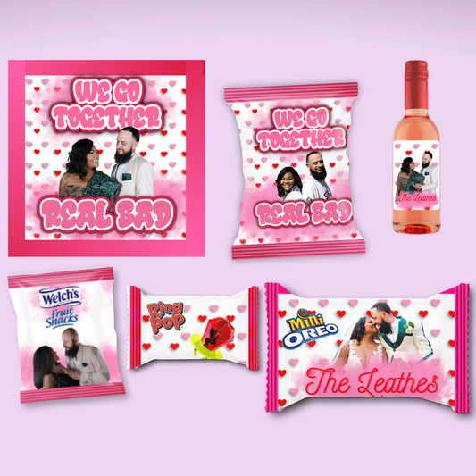 We Go Together Box Valentine's Day Box - Custom Photo