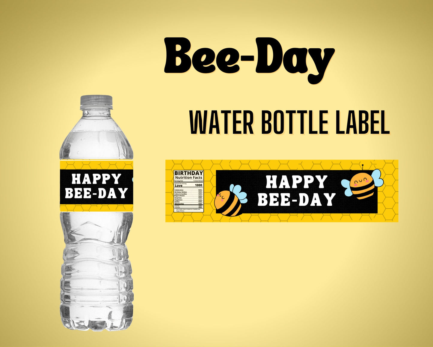 Bee-Day DIGITAL party favor bundle