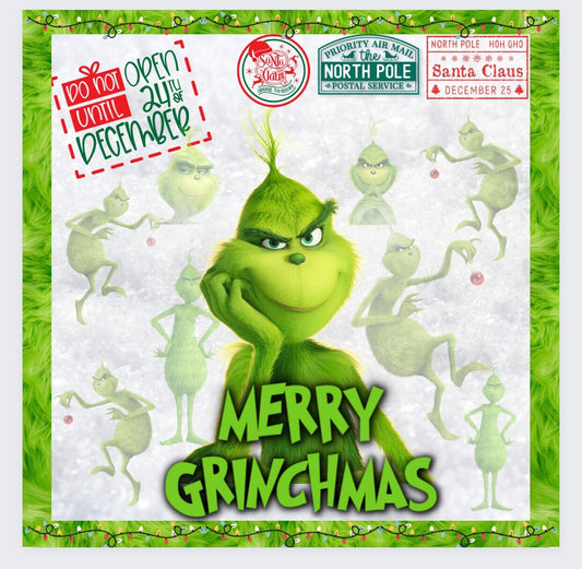 Custom Grinchmas Eve box