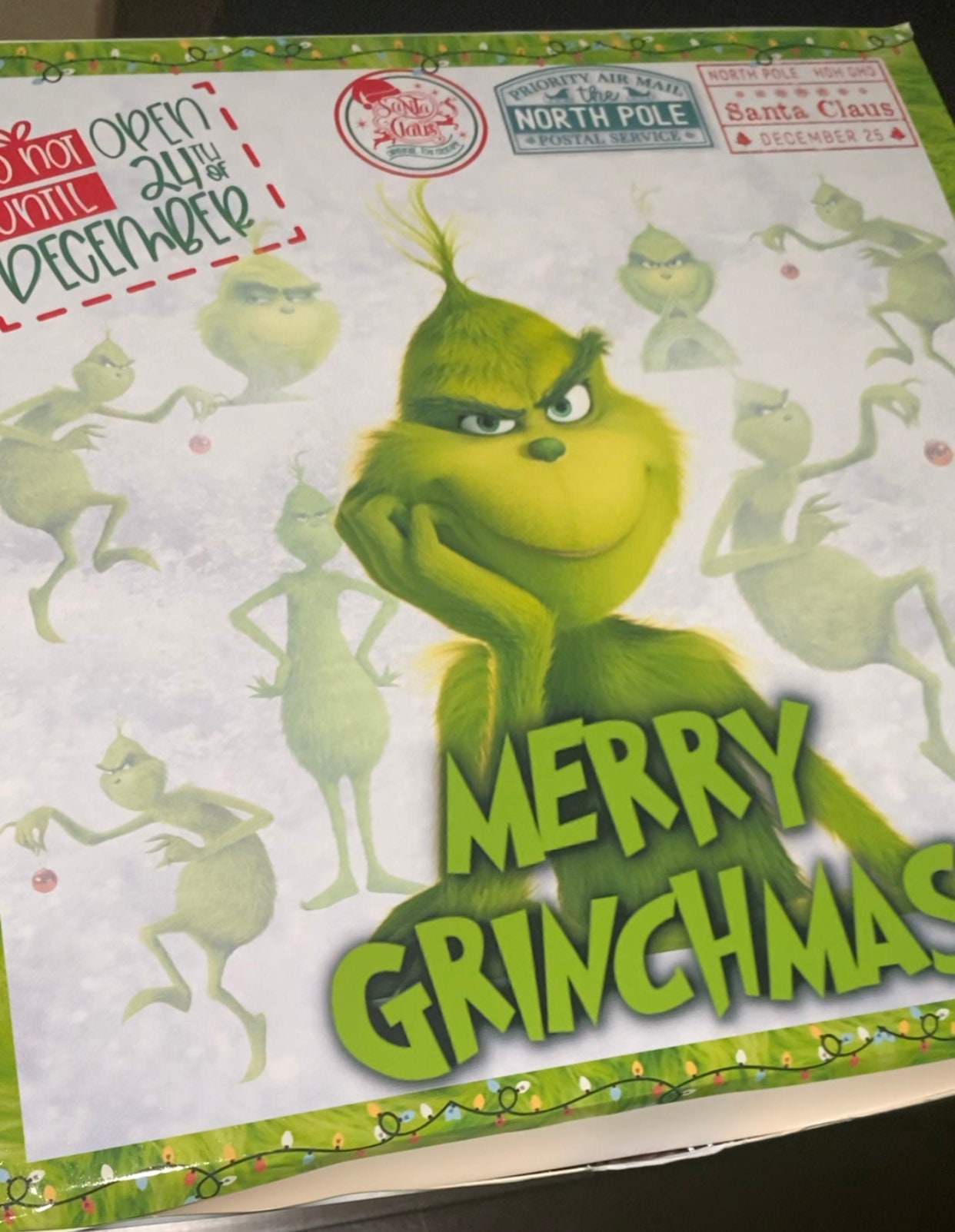 Custom Grinchmas Eve box