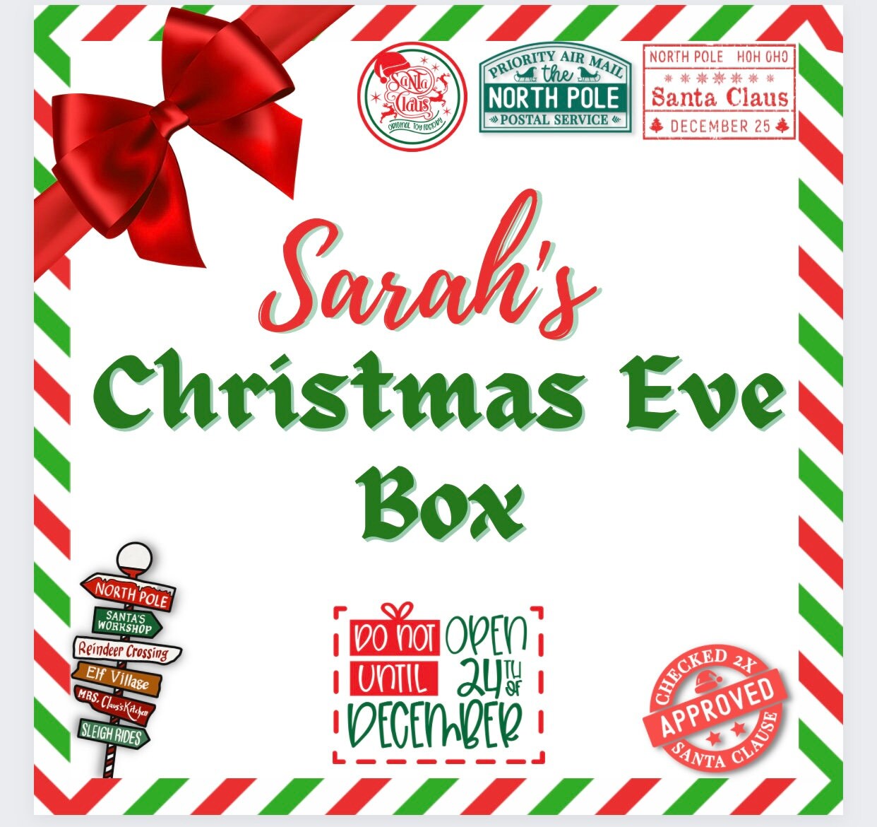 Custom Christmas Eve Box